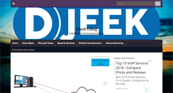 Desktop Screenshot of djeek.com